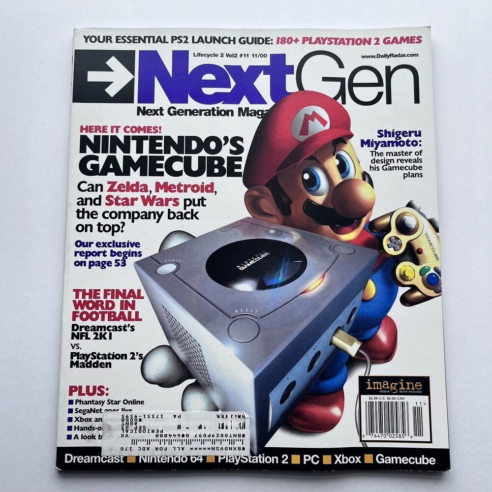 NextGen Magazine November 2000 Vol 2 Issue 11 - Nintendo GameCube Mario Cover